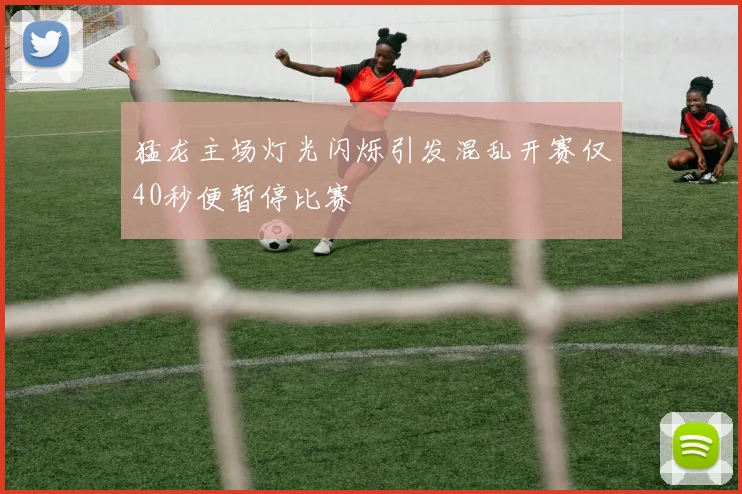 猛龙主场灯光闪烁引发混乱开赛仅40秒便暂停比赛