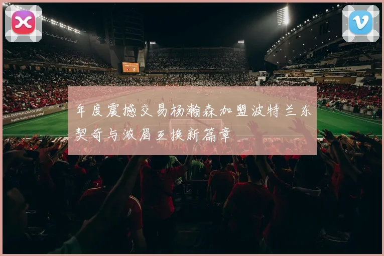 年度震撼交易杨瀚森加盟波特兰东契奇与浓眉互换新篇章
